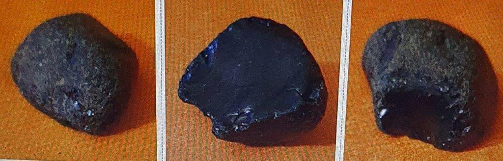Lava-Obsidian-Stein aus Island